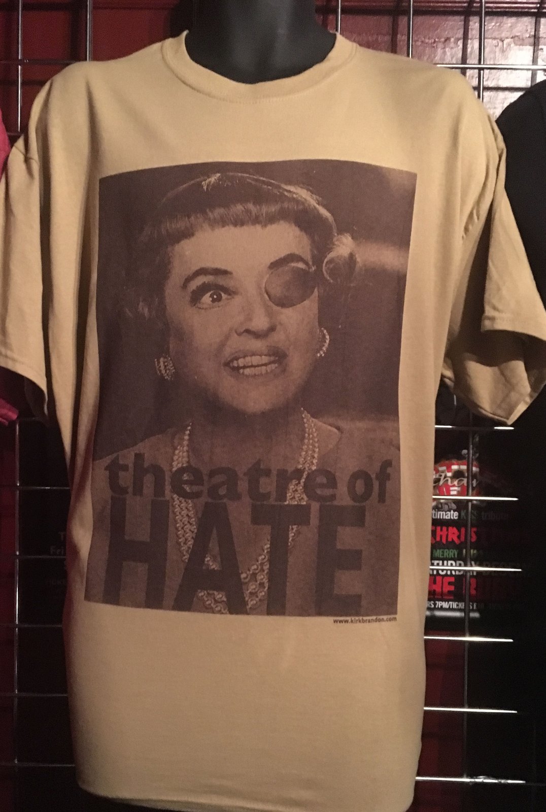 THEATRE of HATE 'Bettie Davis' T-Shirt | kirkbrandondotcom